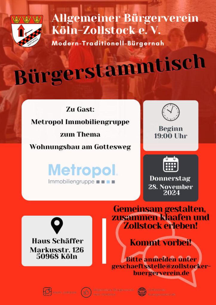 Bürgerstammtisch Metropol Immobiliengruppe