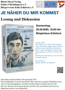 Buchlesung "Je näher du mir kommst" in Zollstock
